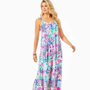 simkhai bex tank maxi dress Bex Tank Maxi Dress - Tulip Pink